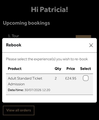 26 07 Change Your Booking Upcoming Bookings 02