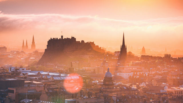 Sunset in Edinburgh - Image by Natalie Parham for Unsplash