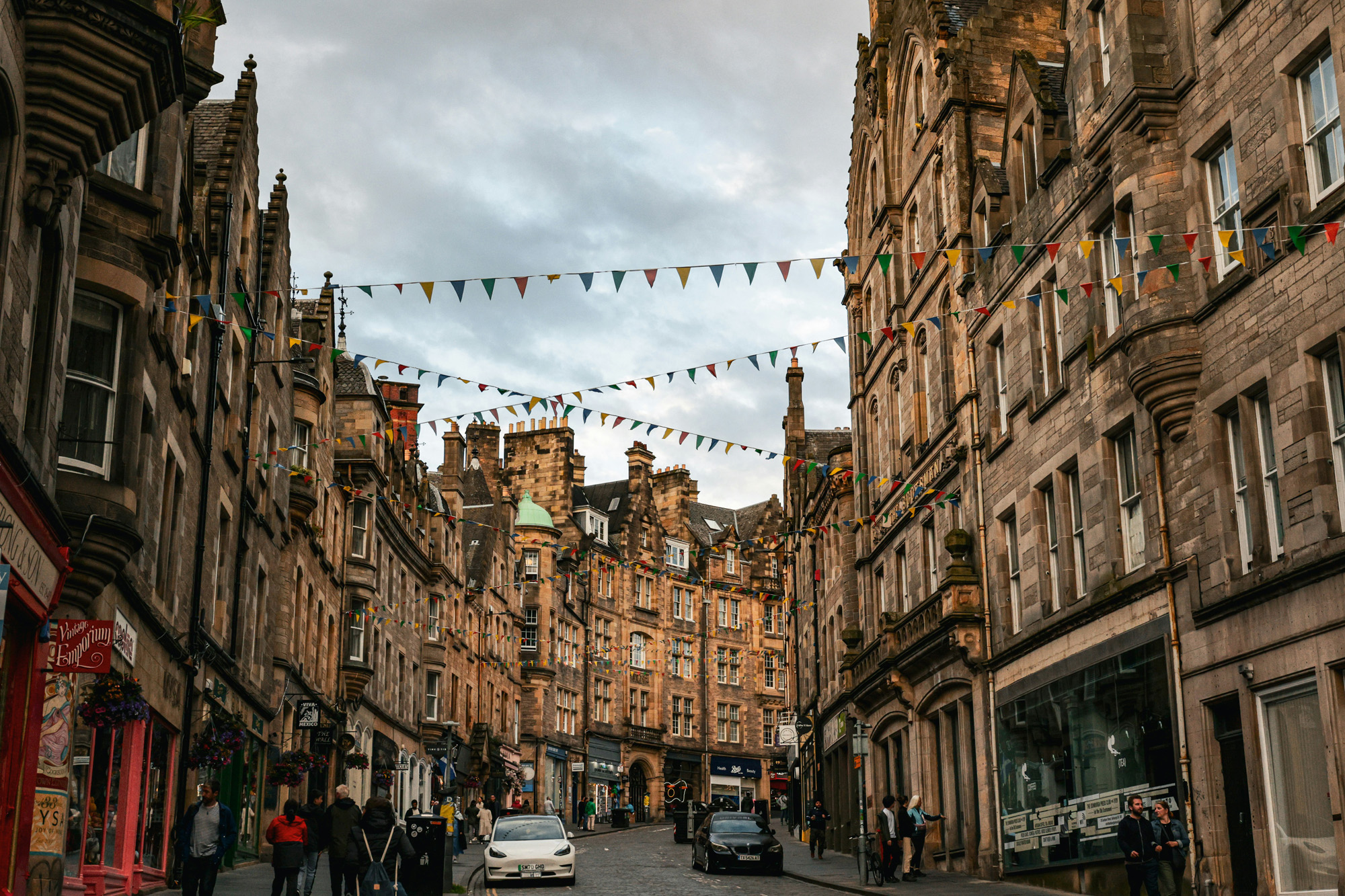Cockburn street, in Edinburgh