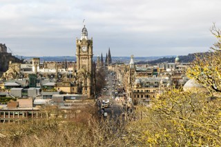 Edinburgh view from Calton Hill
