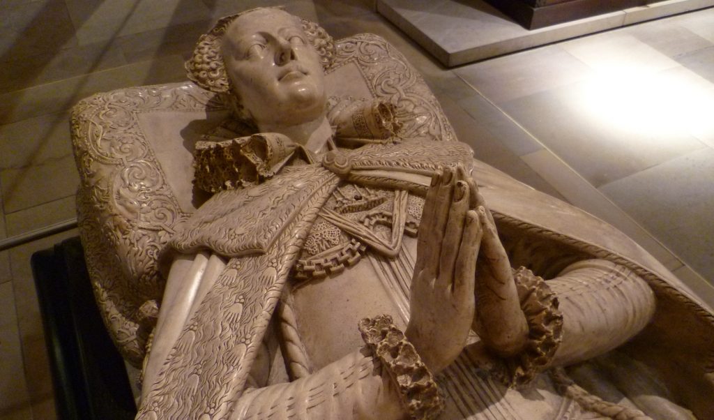 A copy of the effigy of Mary, Queen of Scots on her tomb in Westminster Abbey at the National Museum of Scotland © Kim Traynor