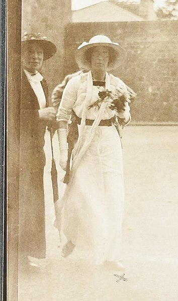 Photograph of Suffragette Maude Edwards, who was involved in the women's suffrage movement in Edinburgh