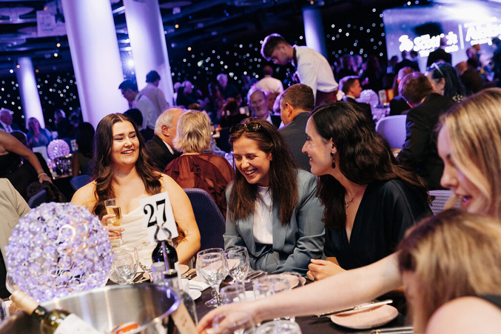 The Real Mary King's Close team at the Thistle Awards Regional ceremony in Edinburgh 2025 Image credits Connor Mollison/VisitScotland